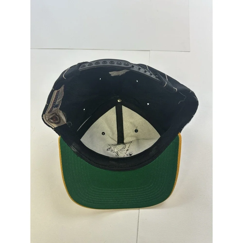 Vintage Pittsburgh Penguins Hat SnapBack NHL Starter Pinstripe Cap